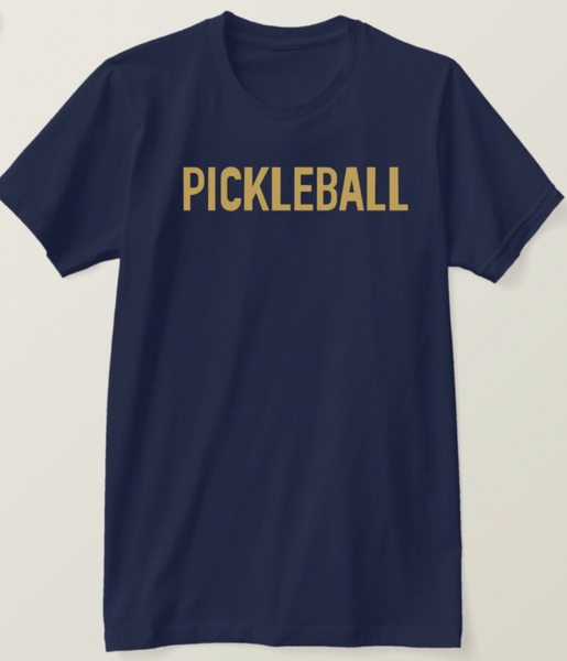 Pickleball - Navy/Yellow - T-Shirt - Sold Out