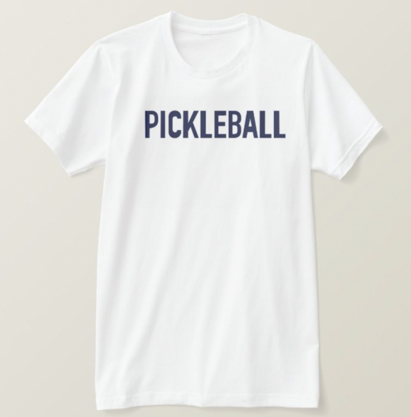 Pickleball White - T-Shirt - M, L, XL