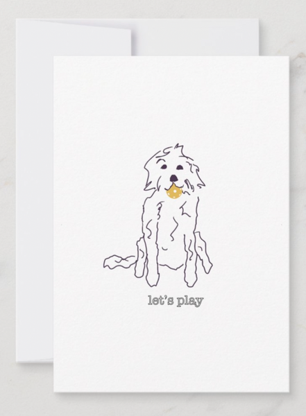 Let's Play - Greeting Card