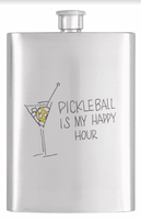 Pickleball is My Happy Hour - Flask