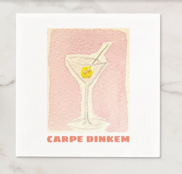 Carpe Dinkem - Cocktail Napkins