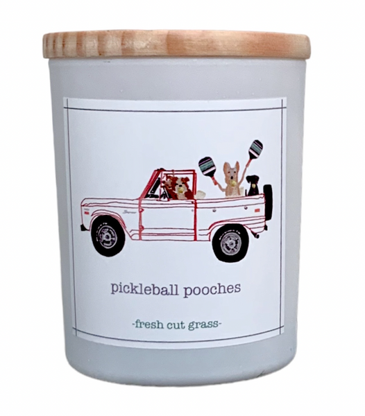 Pickleball Pooches - Hand Poured Candle (pick up only)